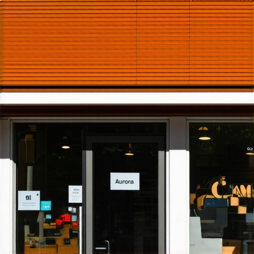 Optimized Aurora business storefront with reviews and photos