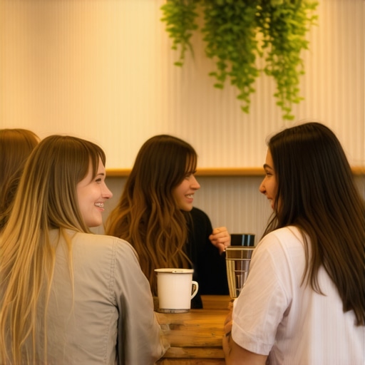 A cozy, well-lit cafe in Aurora filled with satisfied customers enjoying their meals.