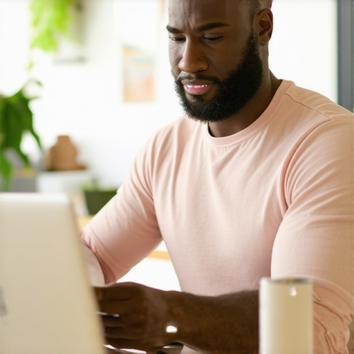 Optimizing Your Google Maps Listing in Aurora Person managing local SEO profile on digital devices