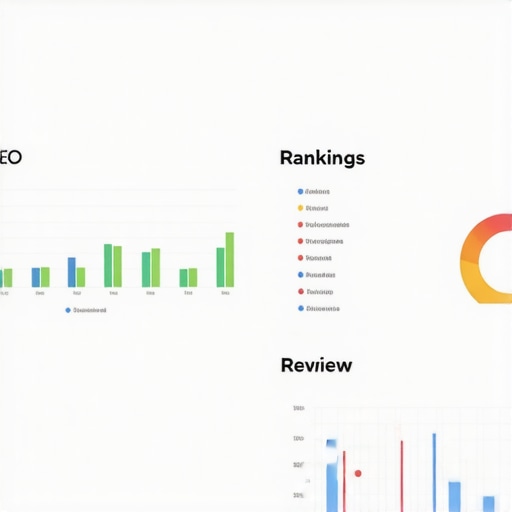 Screenshot illustrating BrightLocal's dashboard displaying local search rankings and reviews.