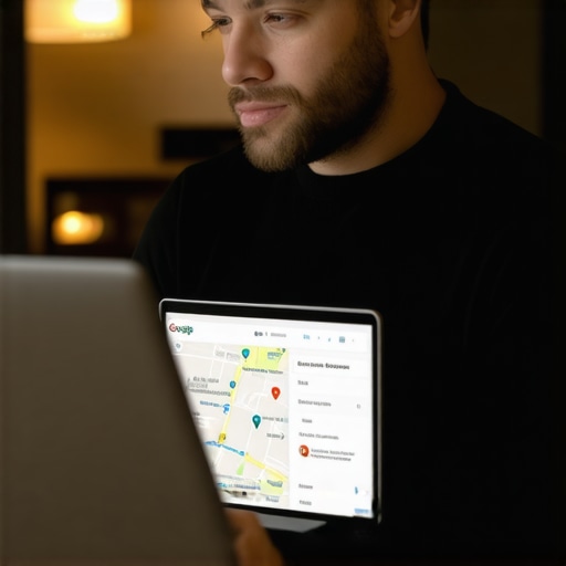 Business owner editing Google Maps listing in Aurora, Colorado