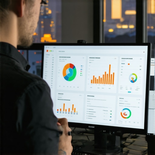 Analyzing Aurora Local SEO Metrics Person reviewing local SEO dashboard for Aurora business