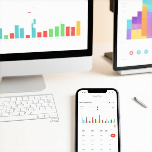 Monitor Aurora local SEO metrics with multiple screens and analytics charts.