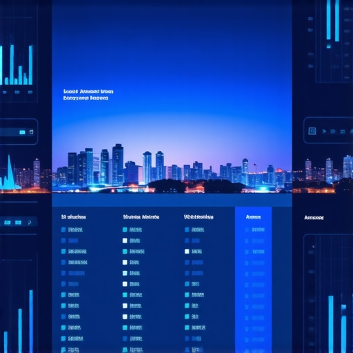 Screen displaying local SEO metrics with Aurora city view