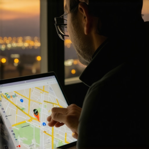 Business owner verifying and editing Google Maps listing for Aurora local SEO