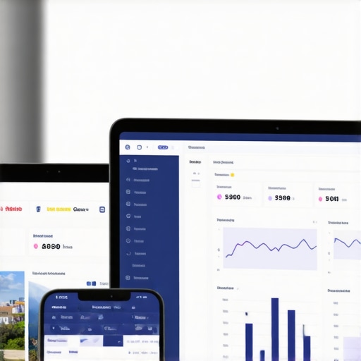 An analytical dashboard displaying Aurora local SEO performance metrics, illustrating ongoing maintenance and analysis.